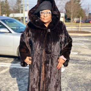 Full length mink coat